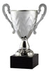 Copa Italiana de Metal Plateada con Base de Mármol AMC10